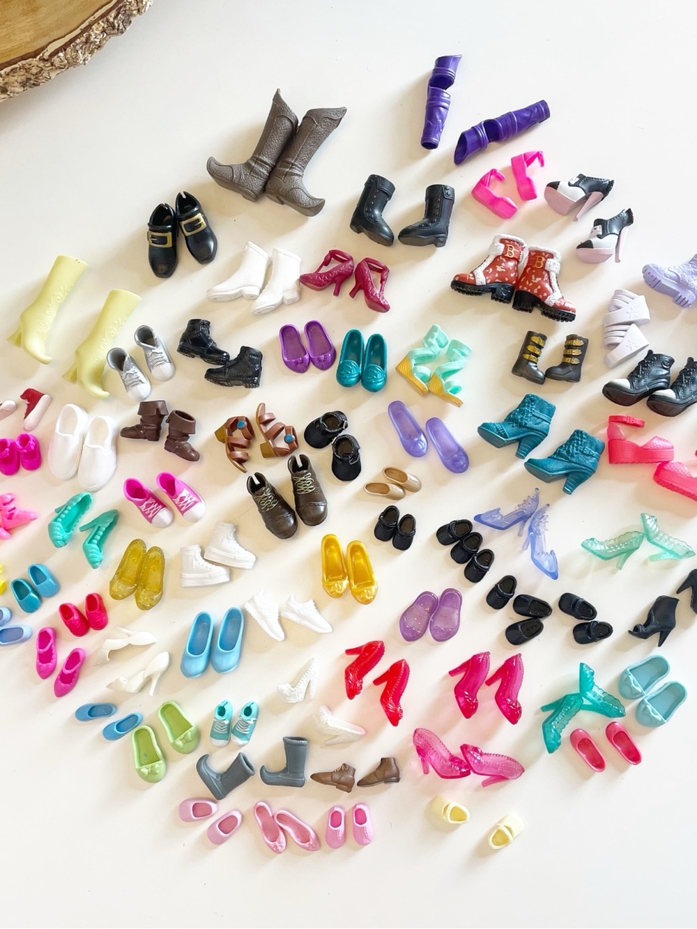 Bundle of 50+ Sets of Barbie and Doll Shoes